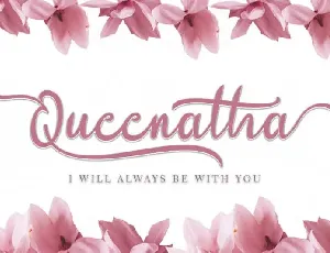 Queenatha Calligraphy font