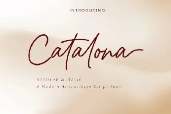 Catalona font