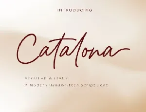 Catalona font