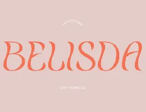 Belisda font