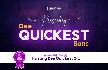 Dee-Quickest Sans font