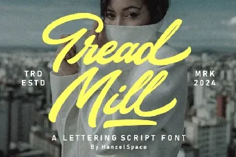 Tread Mill font