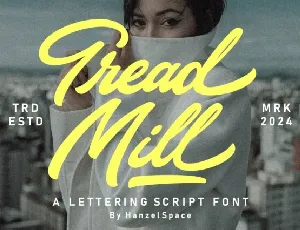 Tread Mill font