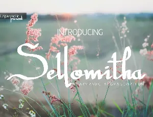 Sellomitha Handwritten Script font