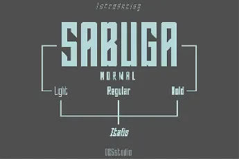 Sabuga font