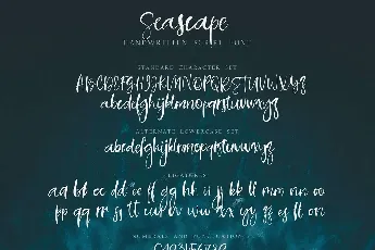 Seascape Script font