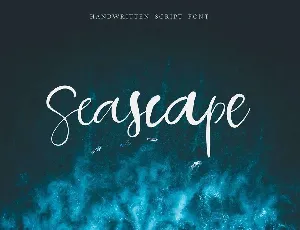 Seascape Script font