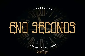 End Seconds Demo font