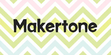 Makertone font