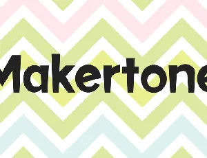 Makertone font