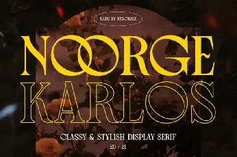 Noorge Karlos font