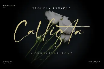 Callista Script font