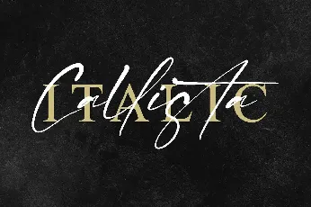 Callista Script font