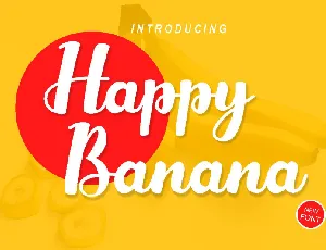 Happy Banana font