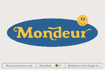 Mondeur font