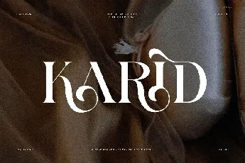 Karid font