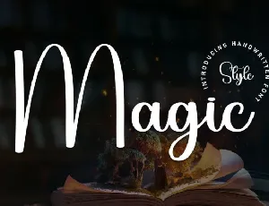 Magic Script font