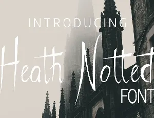 Heath Notted Display font