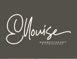 Ellouise Script font