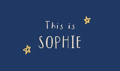 Sophie3 font