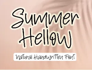 Summer Hellow font