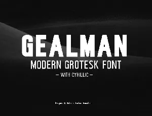 Gealman font