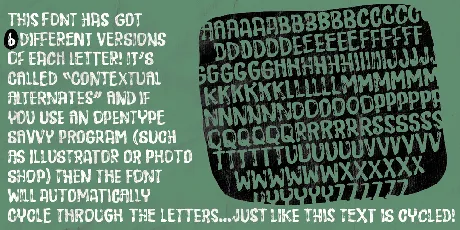 Disposition DEMO font