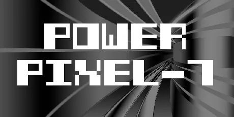 Power Pixel-7 font