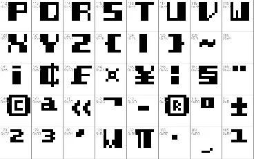 Power Pixel-7 font