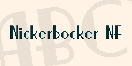 Nickerbocker NF font