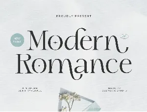 Modern Romance font