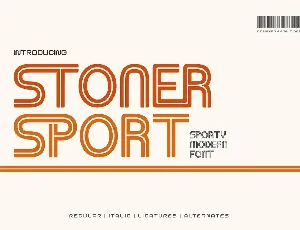 Stoner Sport font