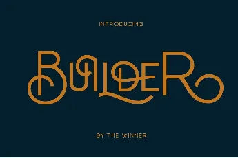 Builder font