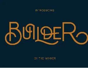 Builder font