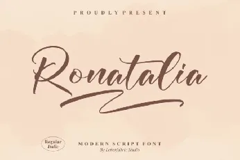 Ronatalia font