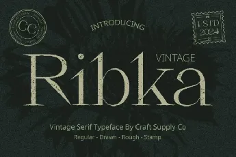 Ribka Vintage font