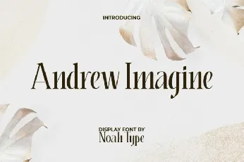 Andrew Imagine font