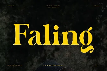 Faling font