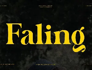 Faling font