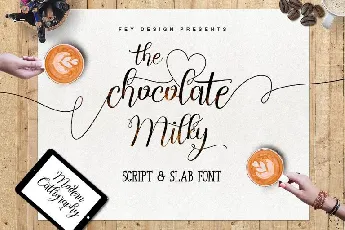 Chocolate Milky Script font