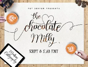 Chocolate Milky Script font