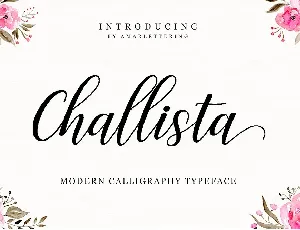 Challista Script Free font