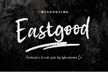 Eastgood font