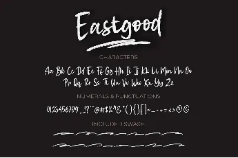 Eastgood font