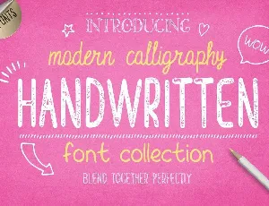 Handwritten Collection font