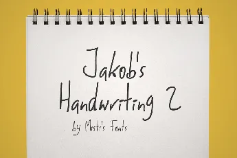 Jakobs Handwriting 2 font