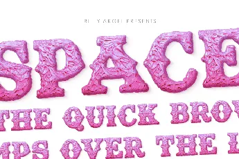 SPACEKAKE PERSONAL USE font