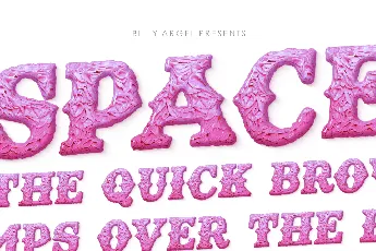 SPACEKAKE PERSONAL USE font