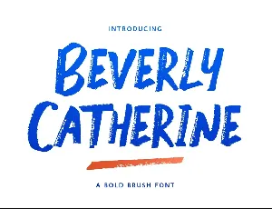 Beverly Catherine font