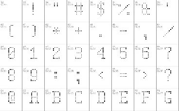 Serif Dot Digital-7 font